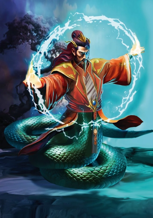 Ilustración de la baraja destierro